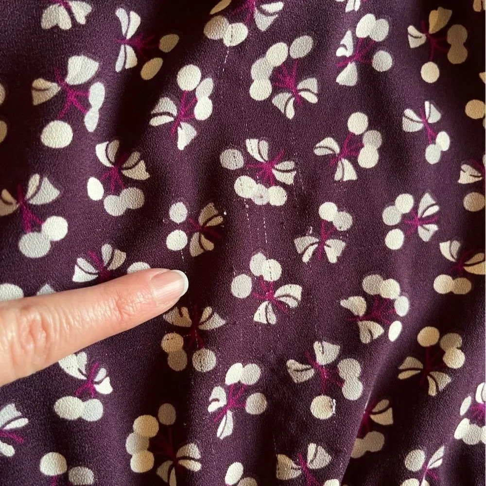Jacobs Floral Purple Dress - Picture 7 of 8